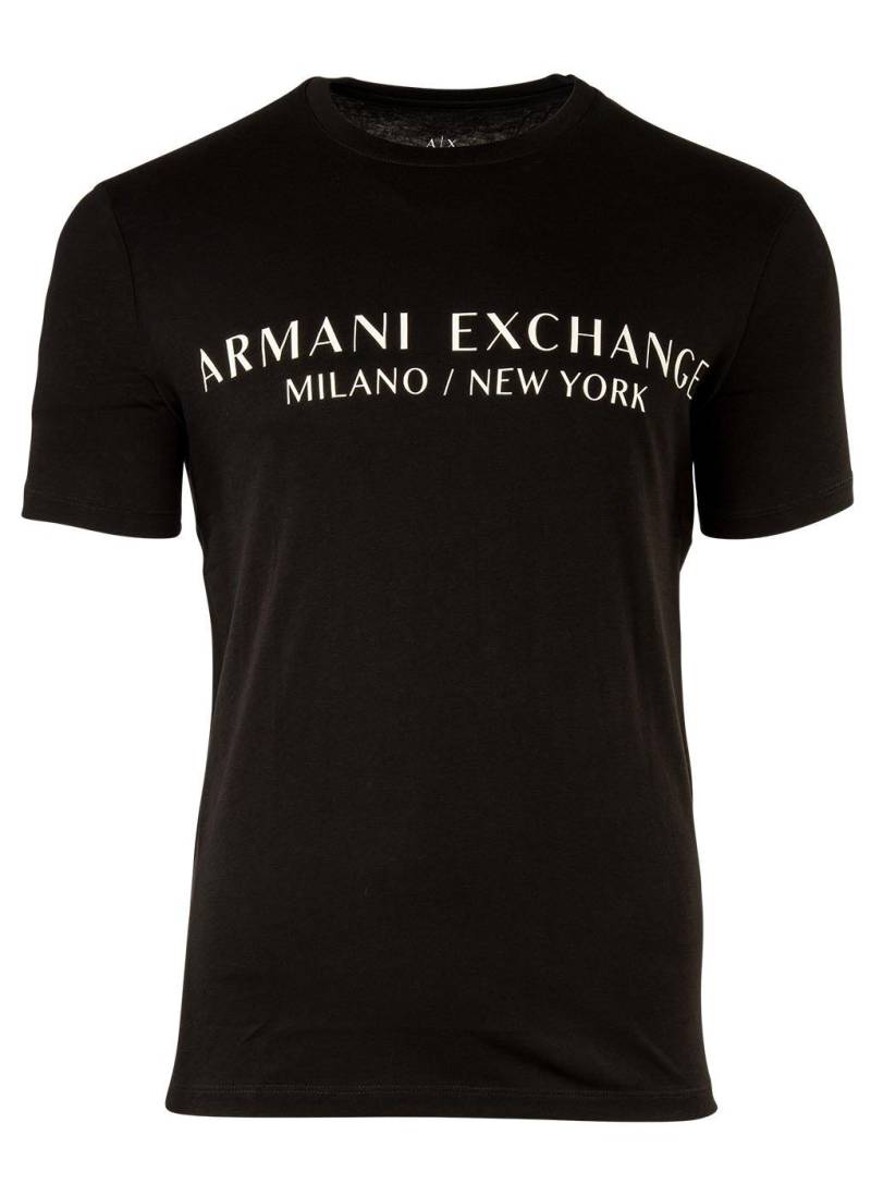 T-shirt Sportlich Bequem Sitzend Herren Schwarz XL von Armani Exchange