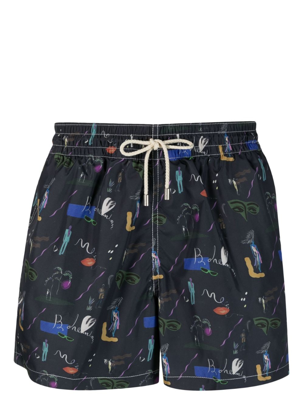 Arrels Barcelona x Cecilia Carlsted Boheme swim shorts - Blue von Arrels Barcelona