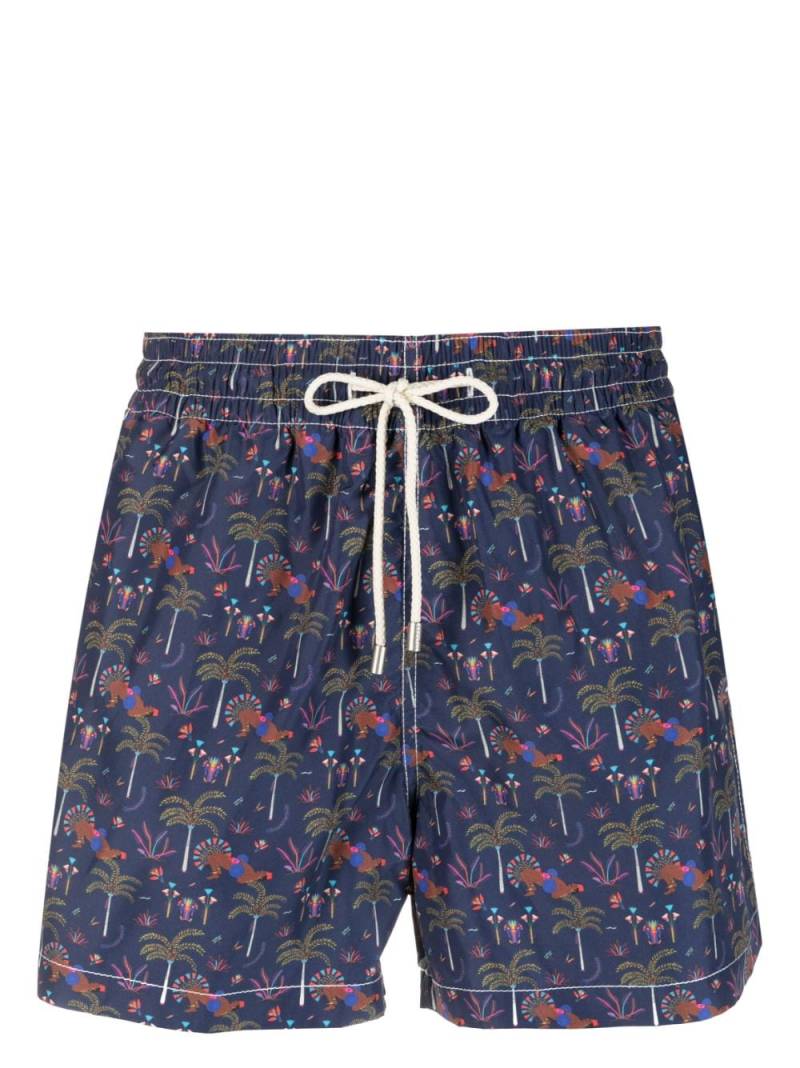 Arrels Barcelona x Louis BarthelemyTarbouch swim shorts - Blue von Arrels Barcelona