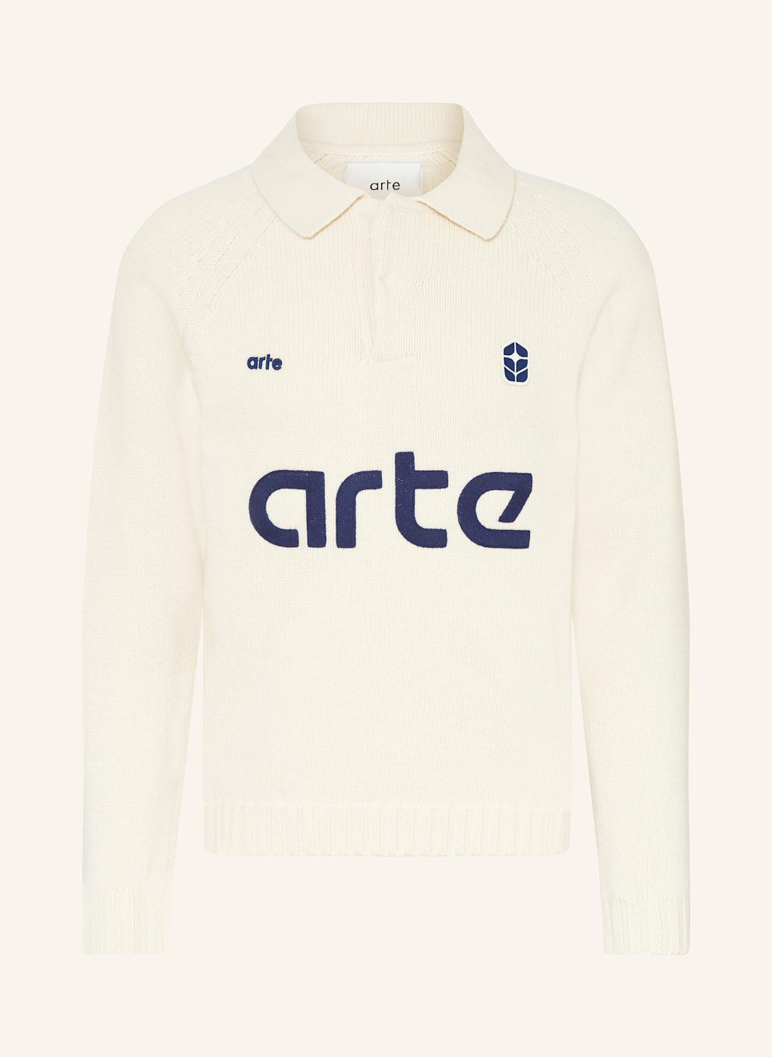 Arte Antwerp Strick-Poloshirt weiss von Arte Antwerp