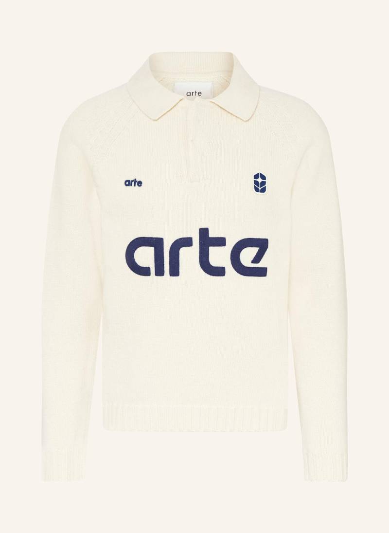 Arte Antwerp Strick-Poloshirt weiss von Arte Antwerp