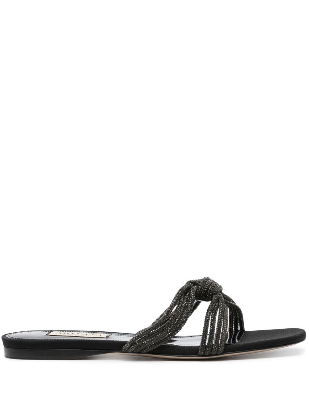 Arteana Capri flat slides - Black von Arteana