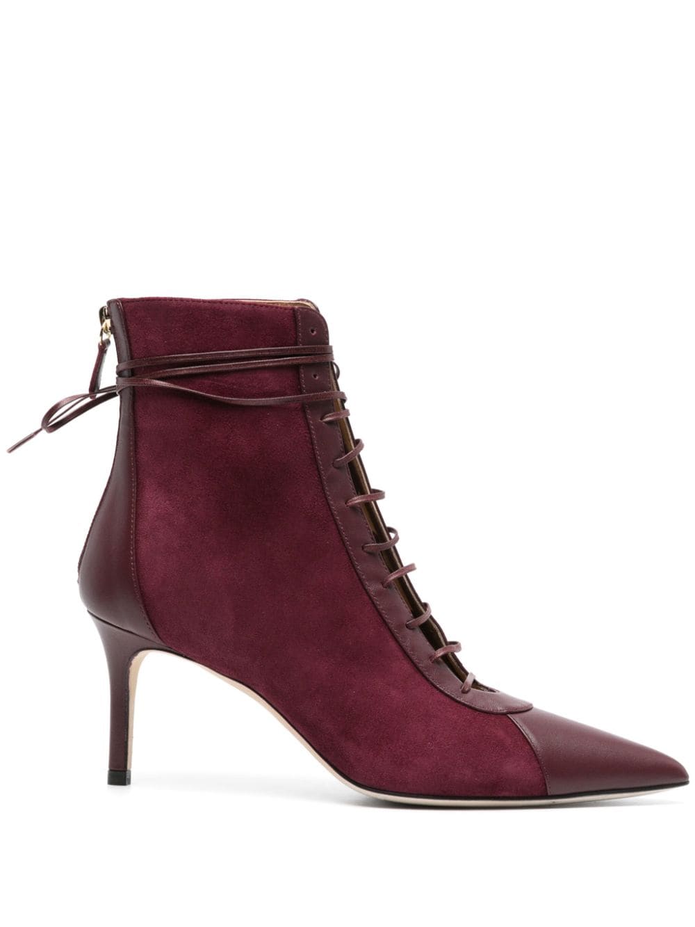 Arteana Venezia 75mm suede boots - Purple von Arteana