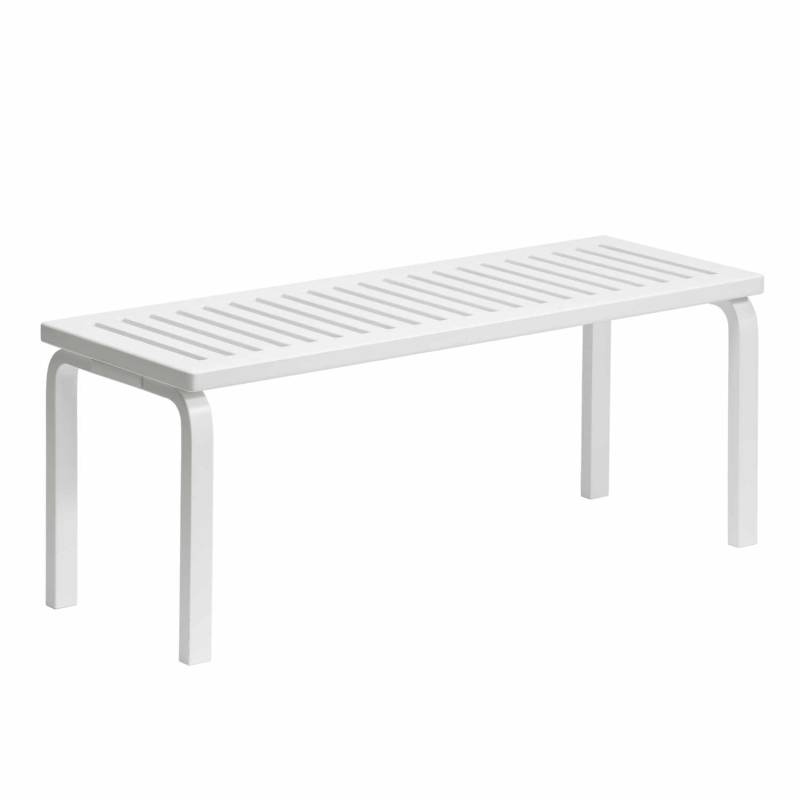 153A Bank , Farbe weiss lackiert von Artek