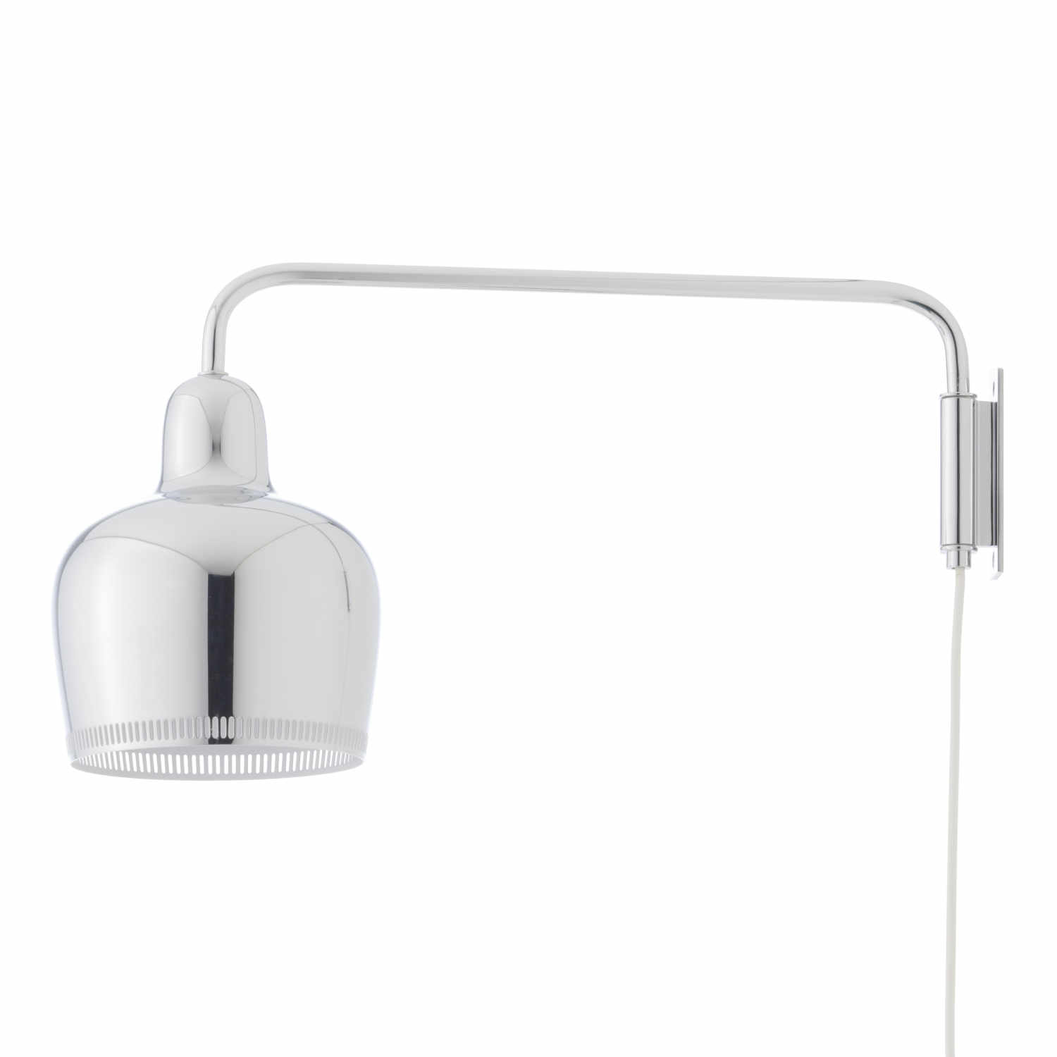 A330S Golden Bell Wall Light Wandleuchte, Farbe chrom von Artek