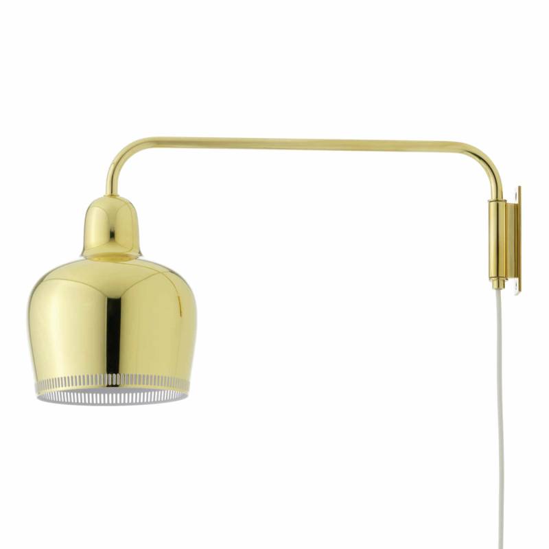 A330S Golden Bell Wall Light Wandleuchte, Farbe messing von Artek