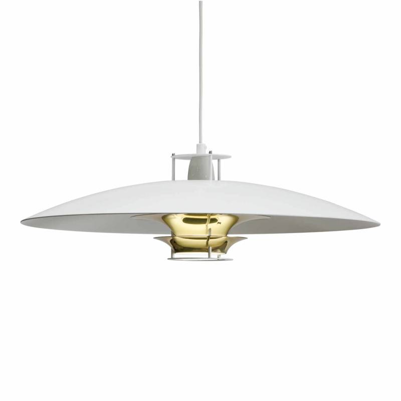 JL341 Pendant Light Pendelleuchte, Ausführung weiss/messing lackiert von Artek