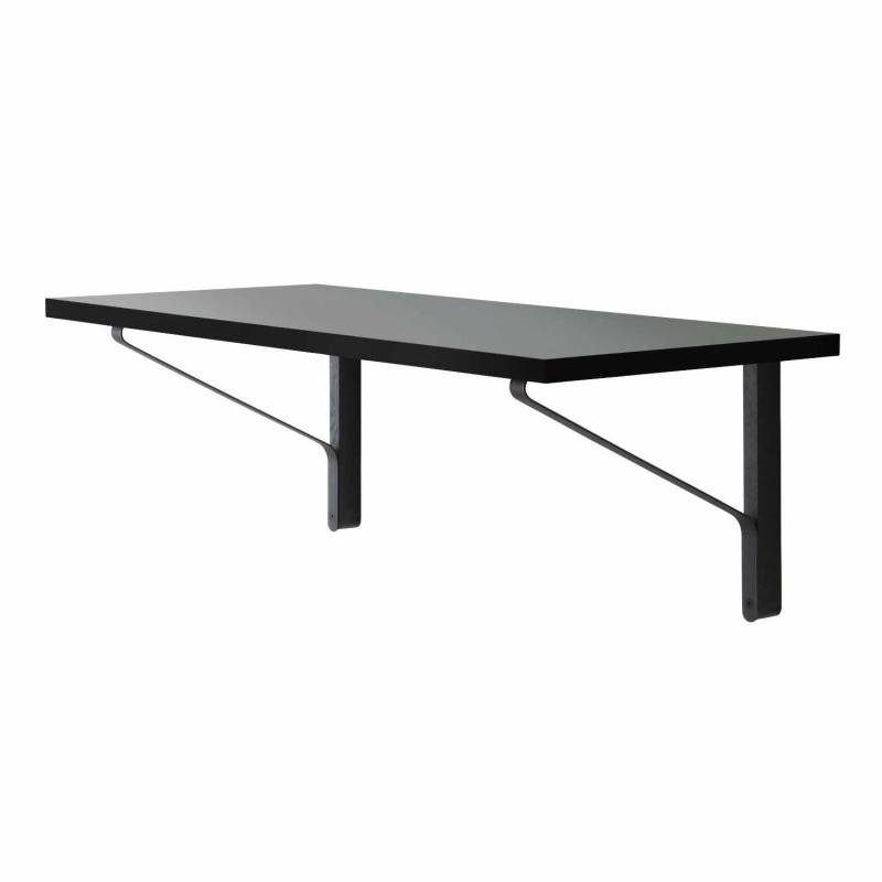 Kaari Wall Console Konsole, Gestell eiche, schwarz lackiert von Artek