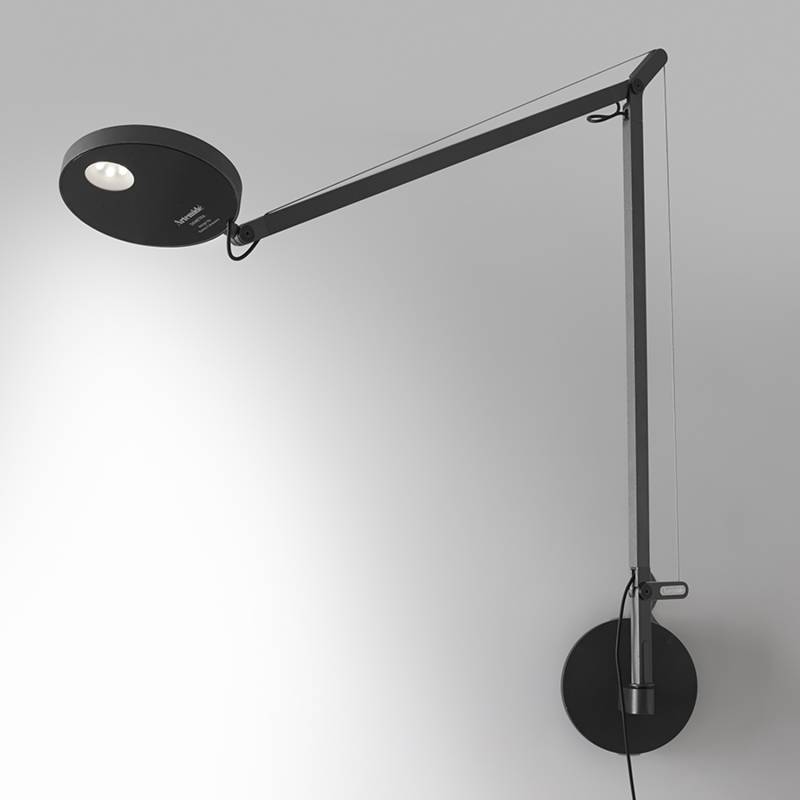 Demetra Wall LED Wandleuchte, Lichtfarbe 3000k, Farbe anthrazitgrau, Anwesenheitssensor mit von Artemide