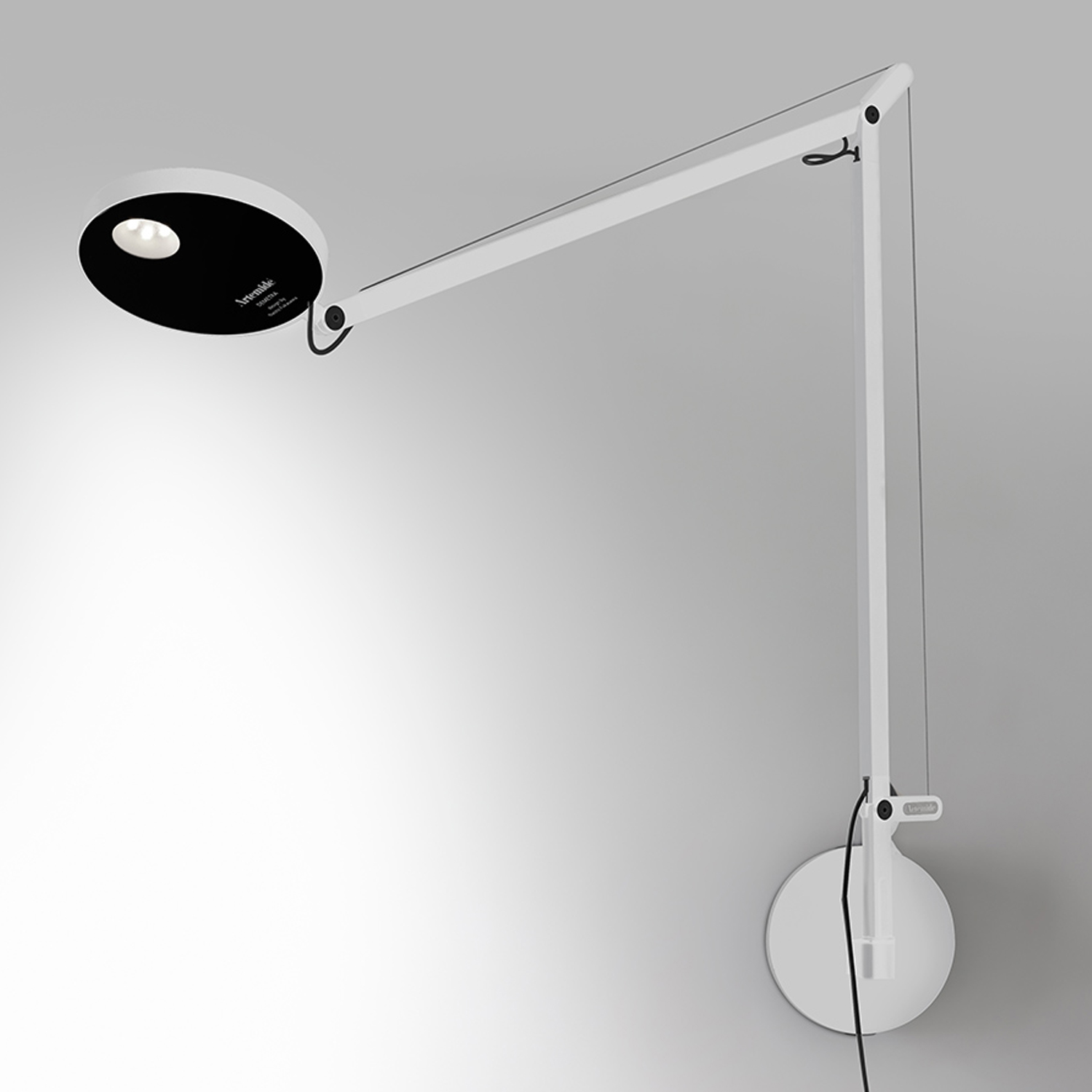 Demetra Wall LED Wandleuchte, Lichtfarbe 3000k, Farbe weiss, Anwesenheitssensor mit Demetra Wall LED Wandleuchte, Lichtfarbe 3000k, Farbe weiss, Anwesenheitssensor mit von Artemide