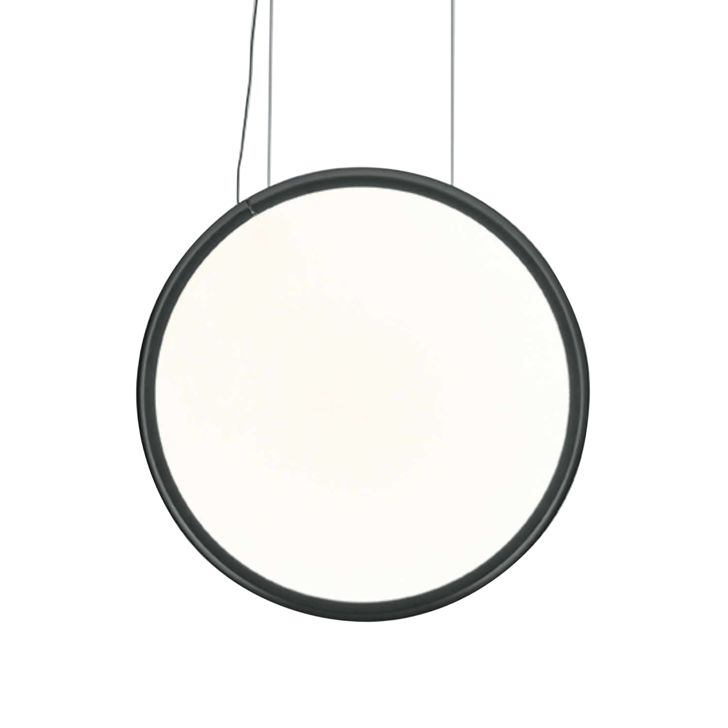 Discovery Vertical 100 Suspension LED Pendelleuchte, Farbe aluminium satiniert von Artemide