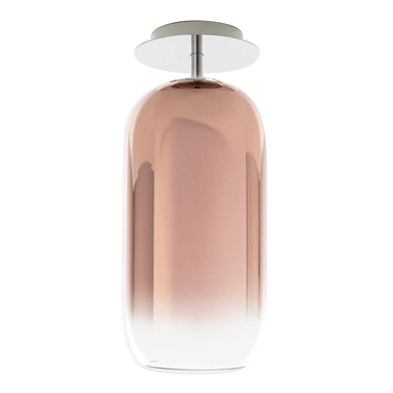 Gople Ceiling Mini Deckenleuchte, Diffusor bronze, Struktur silber Gople Ceiling Mini Deckenleuchte, Diffusor bronze, Struktur silber von Artemide
