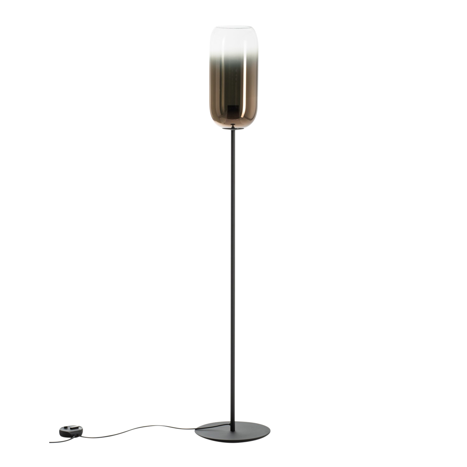 Gople Floor Stehleuchte, Diffusor silber, Struktur silber Gople Floor Stehleuchte, Diffusor silber, Struktur silber von Artemide