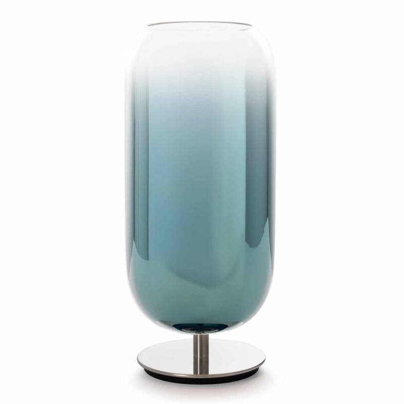 Gople Mini Table Tischleuchte, Diffusor blau saphir von Artemide