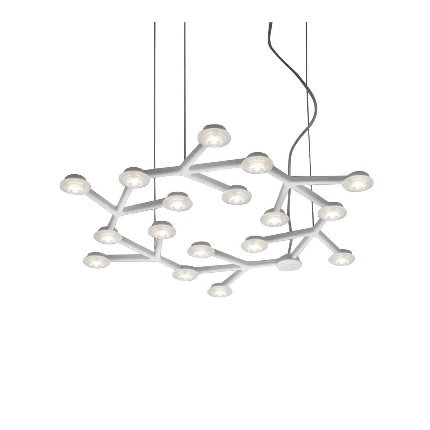 LED Net Circle Suspension Pendelleuchte von Artemide