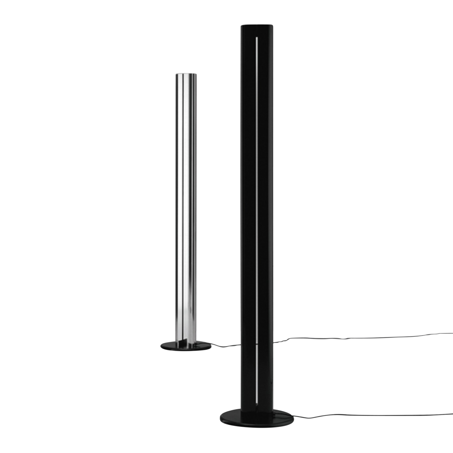 Megaron LED Stehleuchte, Farbe schwarz glänzend, Lichtfarbe 2700k Megaron LED Stehleuchte, Farbe schwarz glänzend, Lichtfarbe 2700k von Artemide