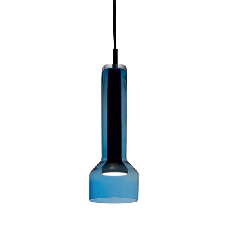 Stablight B Pendelleuchte, Ausführung diffusor marineblau/struktur schwarz von Artemide