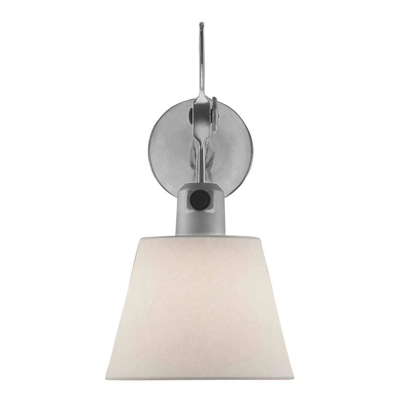 Tolomeo Diffusore 18 Wall Wandleuche, Schirm satin grau von Artemide