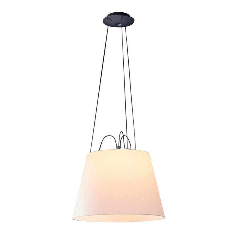 Tolomeo Mega Suspension Pendelleuchte, Struktur aluminium, Grösse Lampenschirm d. 42 cm, Schirm pergamentpapier von Artemide