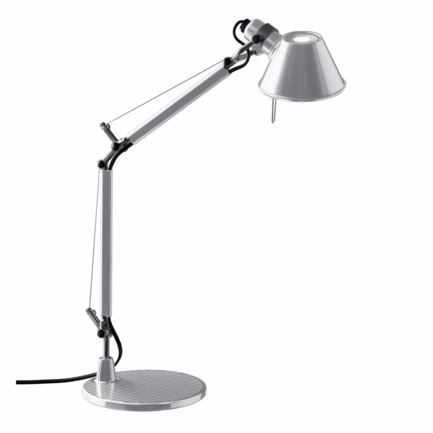 Tolomeo Micro Tischleuchte, Farbe aluminium hochglanzpoliert von Artemide