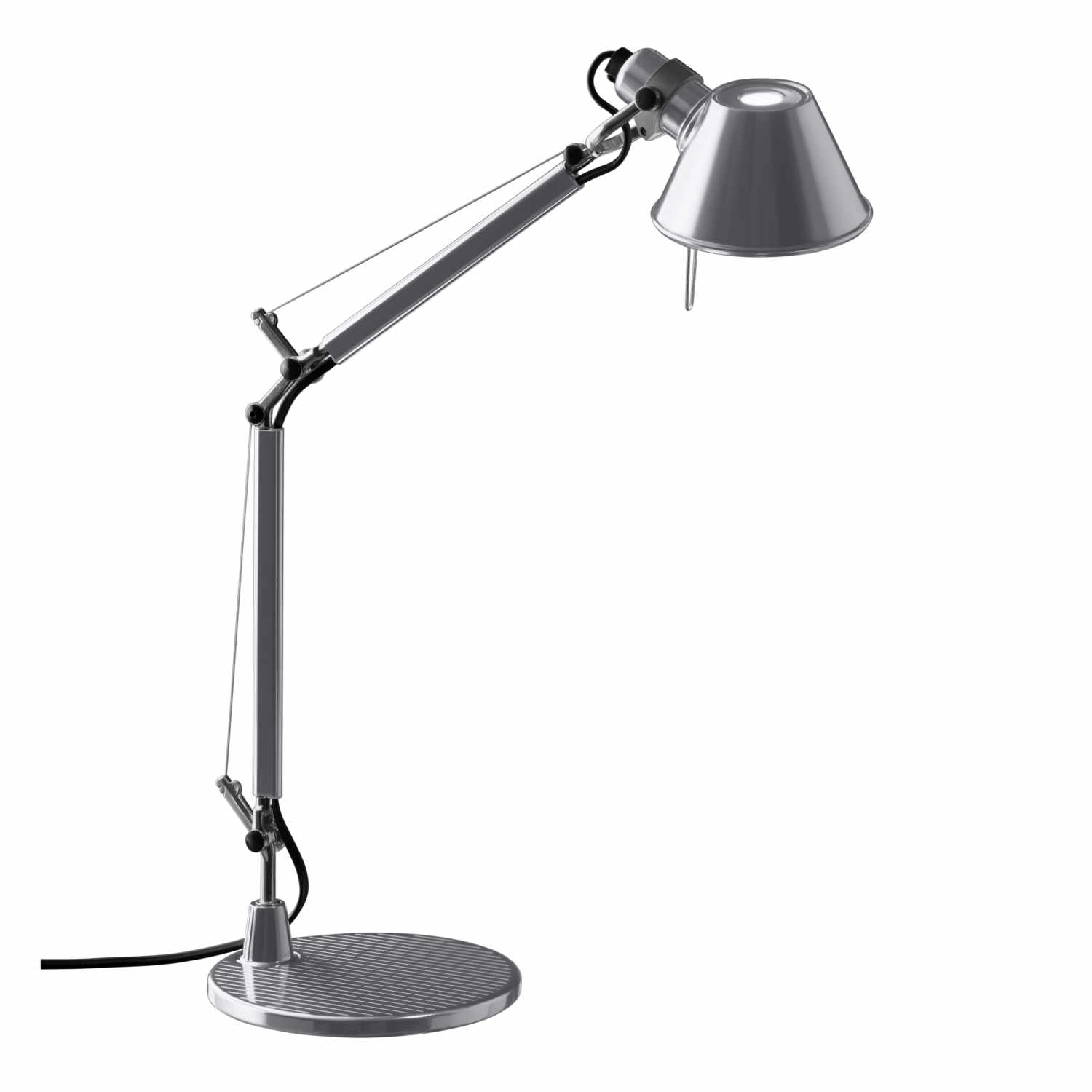 Tolomeo Micro Tischleuchte, Farbe aluminium von Artemide