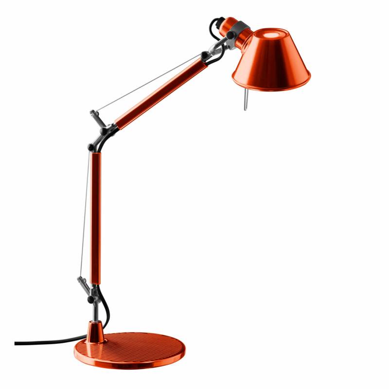 Tolomeo Micro Tischleuchte, Farbe orange von Artemide