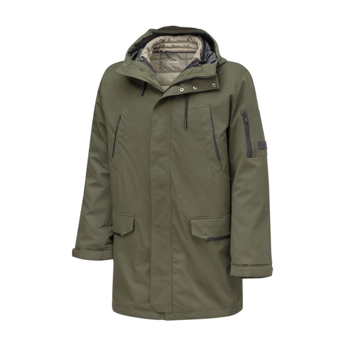 3 in 1 Herren Jacke wasserabweisend, olive, M von Artime