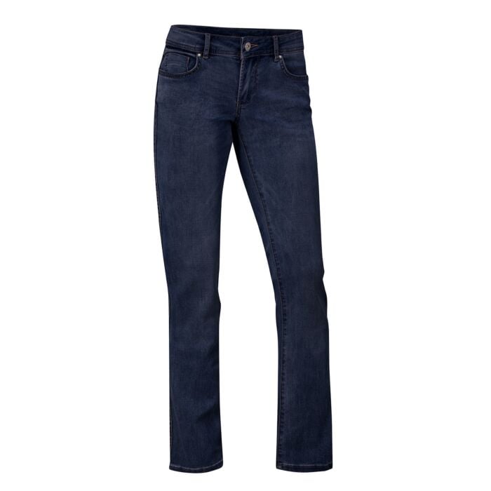 5-Pocket Damen Jeans in Stretch-Qualität, dark blue denim, 42 von Artime