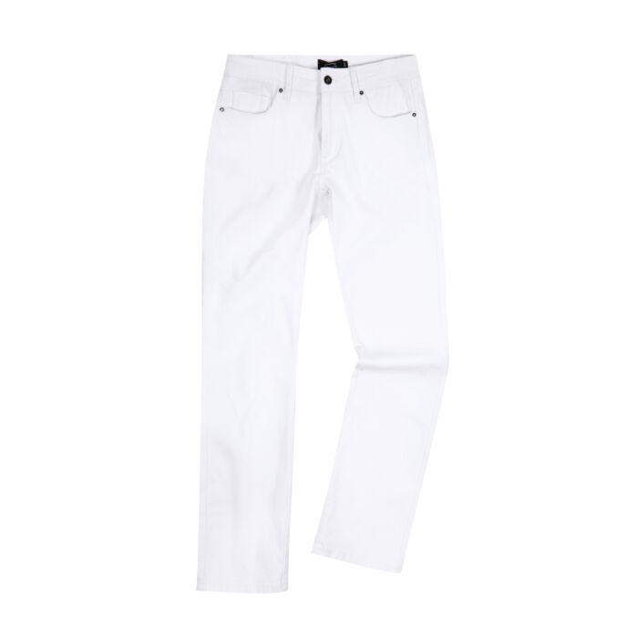 5-Pocket Damen Jeans in Stretch-Qualität, weiss, 44 von Artime