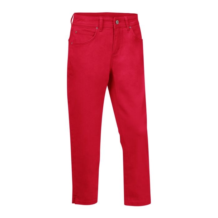 5-Pocket Hose Damen, rot, 38 von Artime