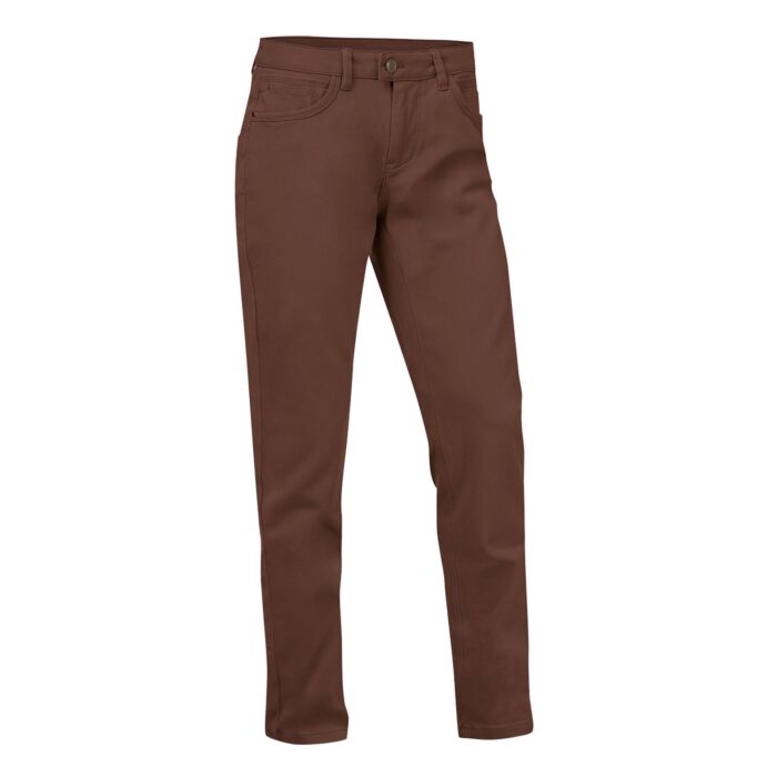 5-Pocket Hose Damen Stretch-Qualität, braun von Artime