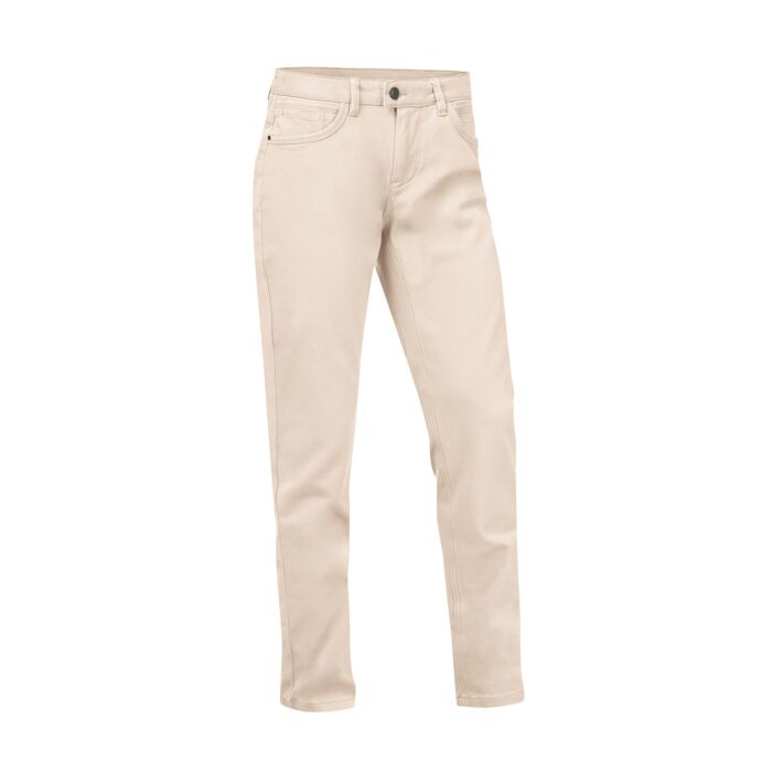 5-Pocket Hose Damen Stretch-Qualität, camel, 42 von Artime