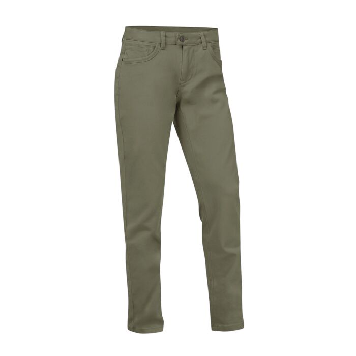 5-Pocket Hose Damen Stretch-Qualität, grün, 34 von Artime