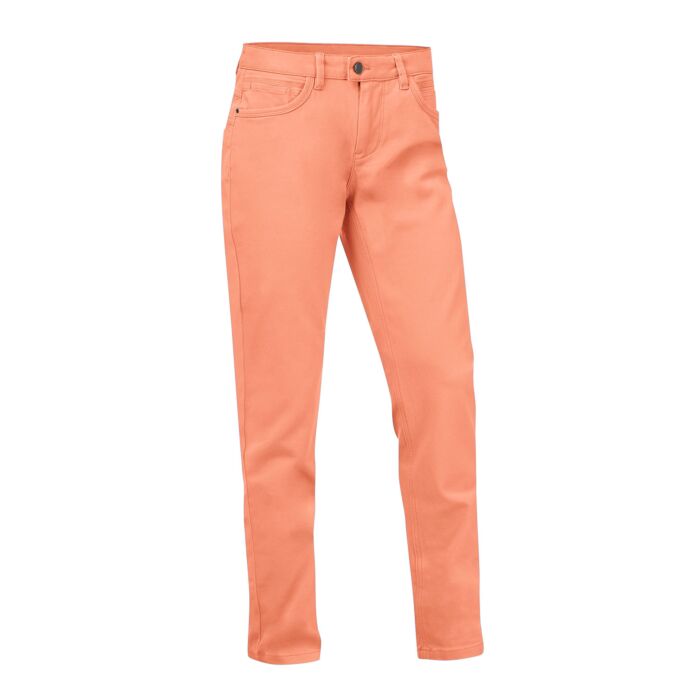 5-Pocket Hose Damen Stretch-Qualität, mandarine, 40 von Artime