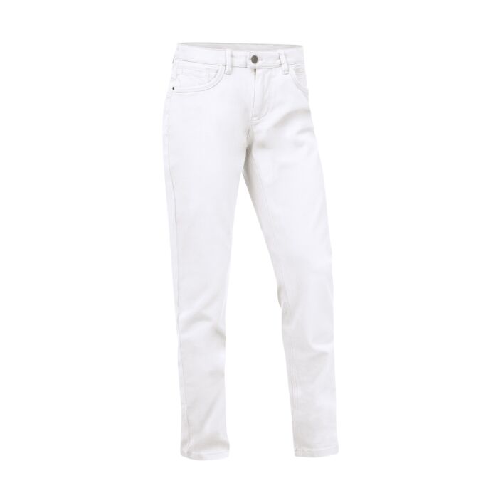 5-Pocket Hose Damen Stretch-Qualität, weiss, 46 von Artime