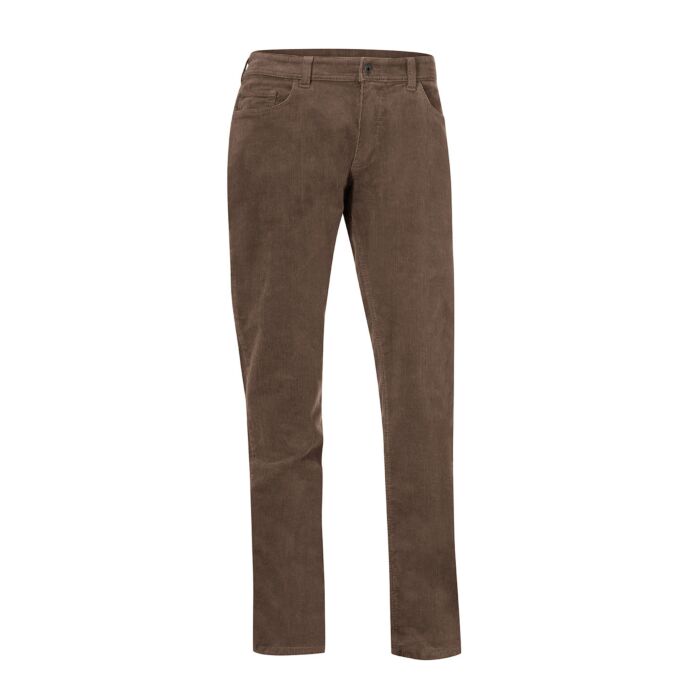 5-Pocket Stretch-Cordhose, braun, 31 von Artime