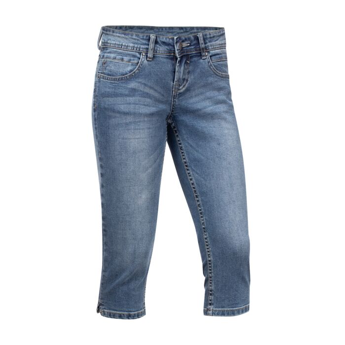 Capri Jeans perfekte Passform, blue denim, 34 von Artime