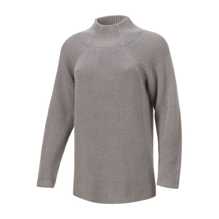 Artime Pullover mit Stehkragen, grau, XL von Artime