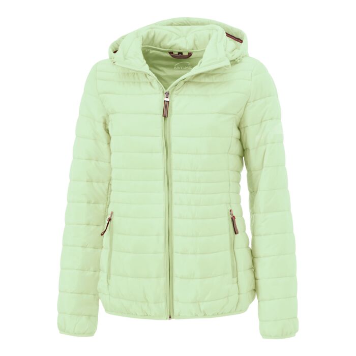 Steppjacke mit abnehmbarer Kapuze, mint, 36 von Artime