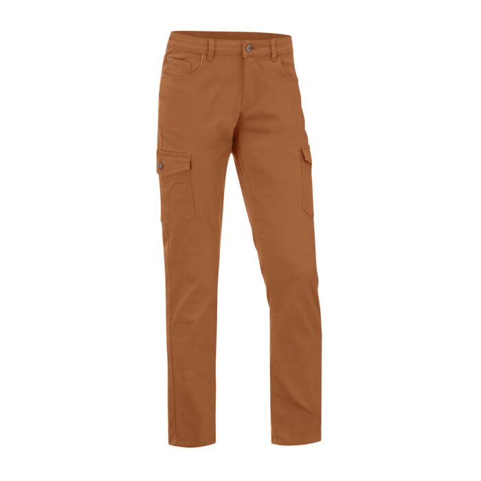 Twill-Cargohose für Damen, camel, 34 von Artime