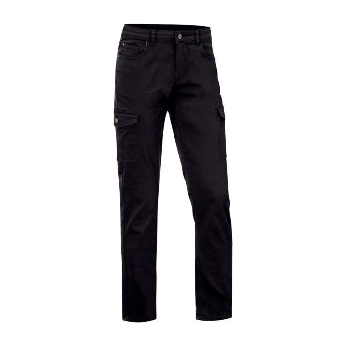 Twill-Cargohose für Damen, schwarz, 34 von Artime