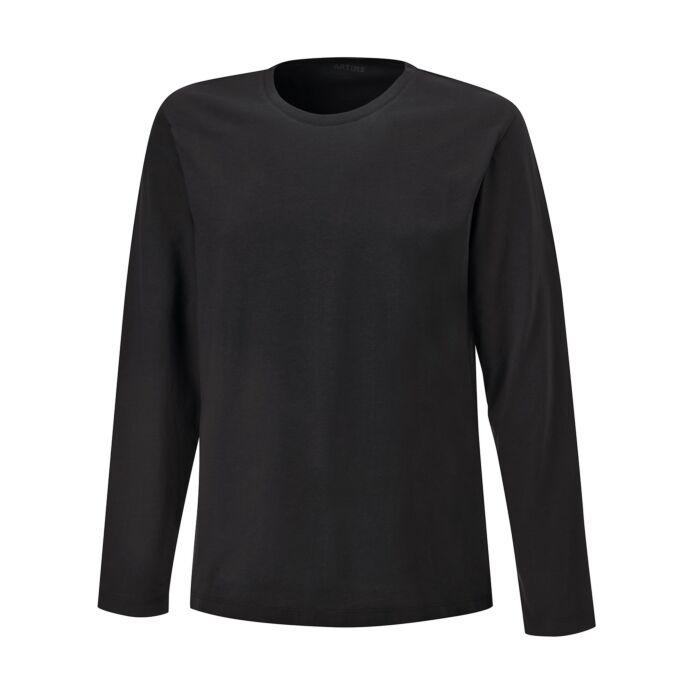 Basic Herren Langarmshirt GOTS-Zertifiziert, schwarz, XL von Artime