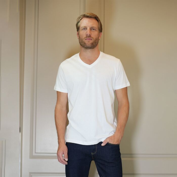 Basic Herren V-Neck T-Shirt GOTS-Zertifiziert Basic Herren V-Neck T-Shirt GOTS-Zertifiziert von Artime