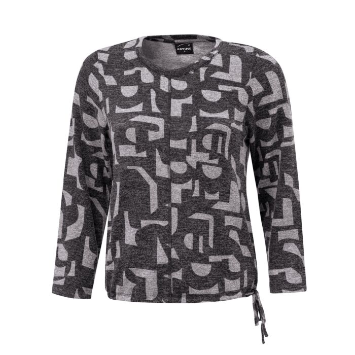 Bequemer Pullover mit Allover-Print von Artime