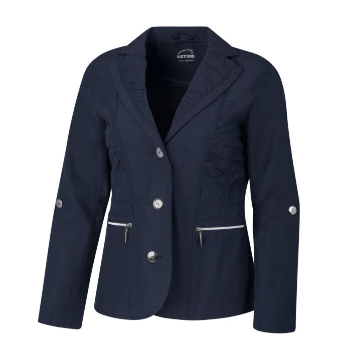 Blazer mit Raffung, marine, 36 von Artime