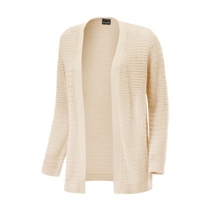 Damen-Strickjacke mit Ajourmuster von Artime Damen-Strickjacke mit Ajourmuster von Artime von Artime