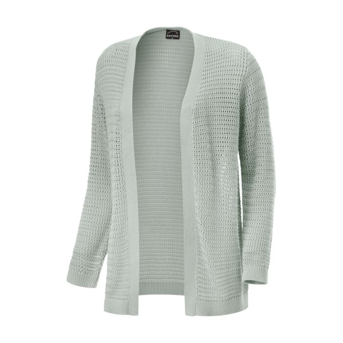 Damen-Strickjacke mit Ajourmuster von Artime Damen-Strickjacke mit Ajourmuster von Artime von Artime