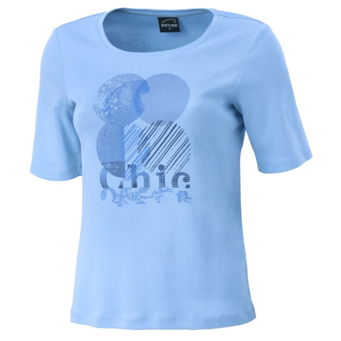 Damen T-Shirt mit Frontprint aus Baumwolle Damen T-Shirt mit Frontprint aus Baumwolle von Artime