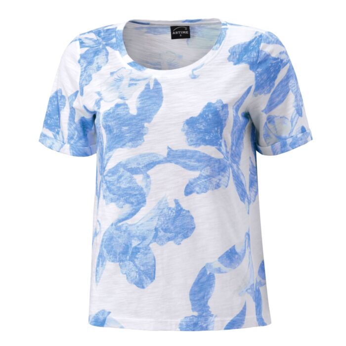 Damen T-Shirt mit floralem Print von Artime