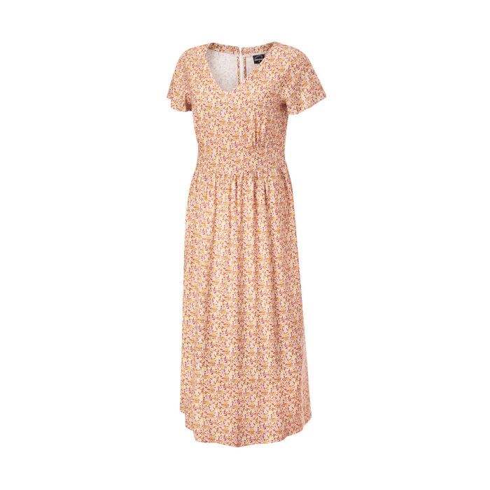 Florales Sommerkleid in angenehmer Viscosequalität gelb Florales Sommerkleid in angenehmer Viscosequalität gelb von Artime